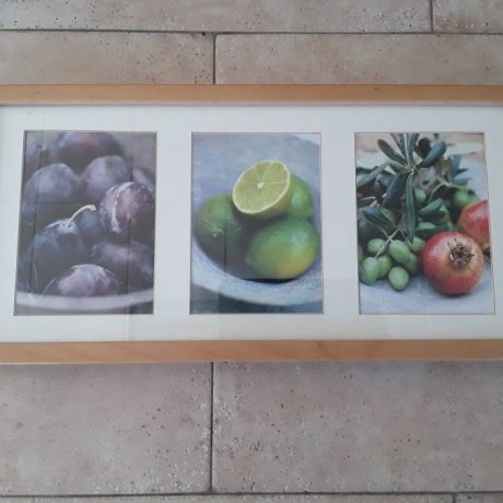 CK14136N Framed Fruit Prints 53cm x 26cm 5 euros