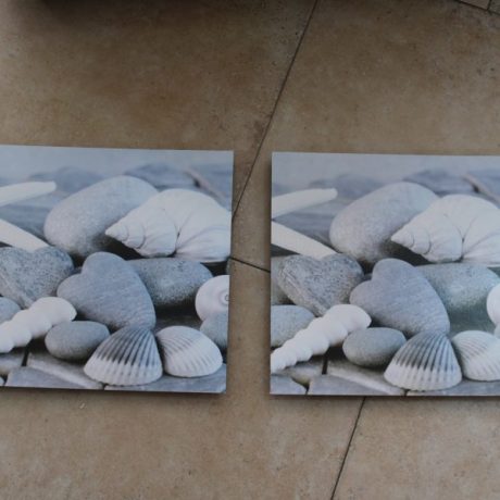 CK14142N Two Matching Sea Side Prints 30cm x 30cm 6 euros