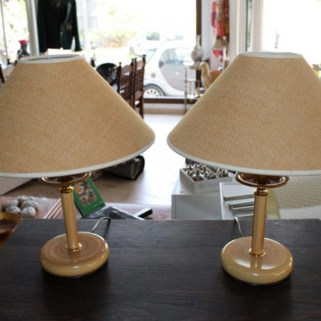 CK09002N Two Matching Table Lamps 36cm High 36 euros
